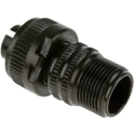 Amphenol Industrial Copper Alloy Straight 3 Way MIL Spec Circular Connector, Male Contacts, Cable Mount, IP67 MS3106A
