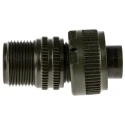Amphenol Industrial Copper Alloy Straight 3 Way MIL Spec Circular Connector, Male Contacts, Cable Mount, IP67 MS3106A