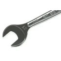 Facom Combination Spanner 21 mm, Satin Chrome, 233 mm Overall Length, 12-Point, 15° Offset Angle 440.21