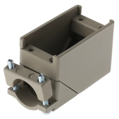EDAC Die Cast Zinc Cover for EDAC 516 Series Rack & Panel Connector, Grey 516-230-520