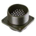Amphenol Industrial MIL Spec Circular Connector, 24 Way, Female Box Mount, Straight, 200/250V, Copper Alloy MS3102A