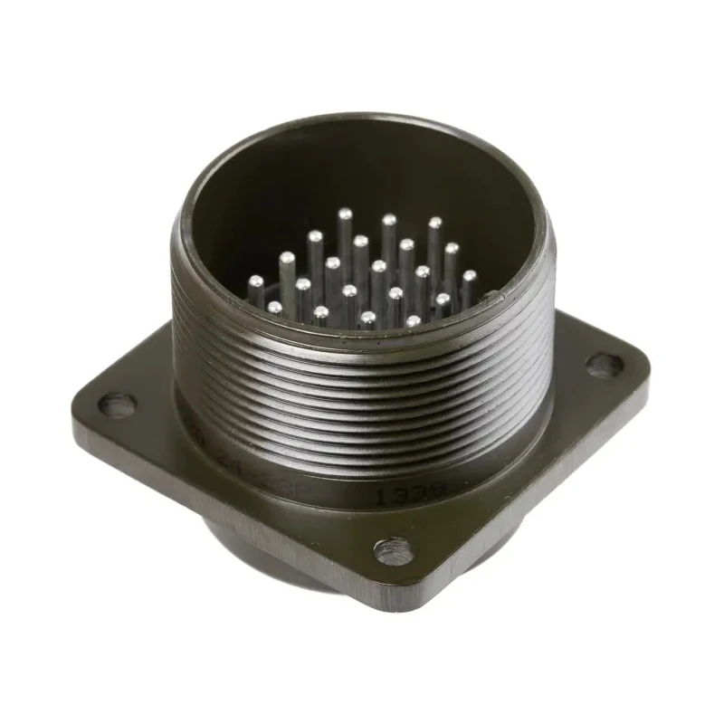 Amphenol Industrial MIL Spec Circular Connector, 24 Way, Female Box Mount, Straight, 200/250V, Copper Alloy MS3102A