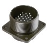 Amphenol Industrial MIL Spec Circular Connector, 24 Way, Female Box Mount, Straight, 200/250V, Copper Alloy MS3102A
