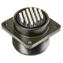 Amphenol Industrial MIL Spec Circular Connector, 24 Way, Female Box Mount, Straight, 200/250V, Copper Alloy MS3102A