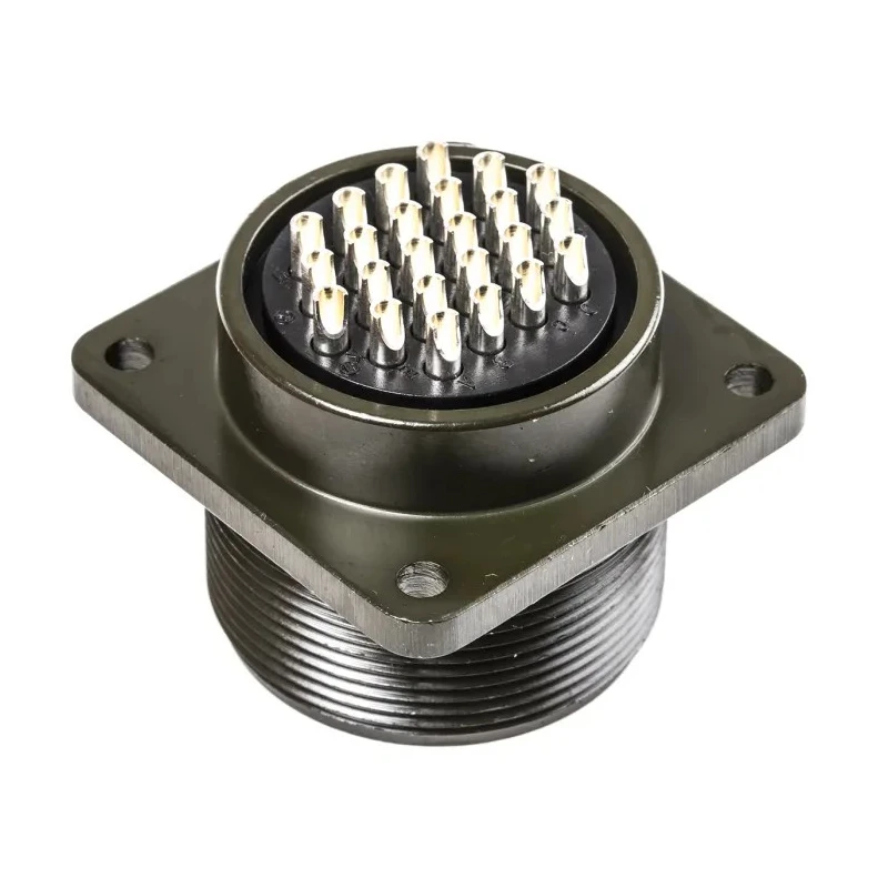 Amphenol Industrial MIL Spec Circular Connector, 24 Way, Female Box Mount, Straight, 200/250V, Copper Alloy MS3102A
