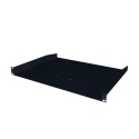 S2CEB Modular Series Black/White Fixed Shelf 2U 420mm x 300mm Stainless Steel, Ventilated, 