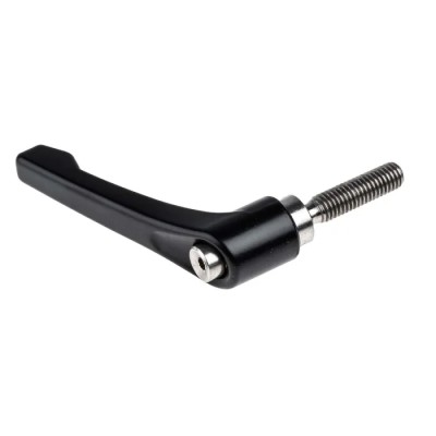 RS PRO Clamping Lever, Die Cast Zinc Handle, Stainless Steel Male Thread M8 x 32mm, 65mm Length 478-103