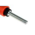 RS PRO Clamping Lever M10 x 50 mm Thermoplastic Handle Steel Shaft Orange Heavy-Duty 478-674