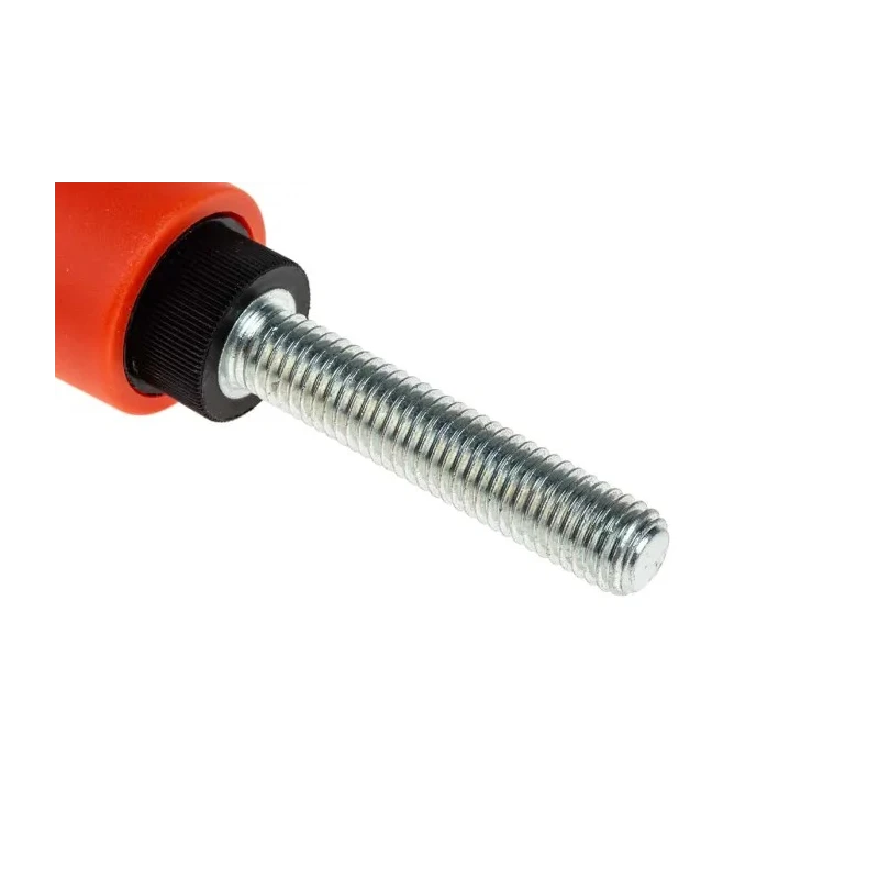 RS PRO Clamping Lever M10 x 50 mm Thermoplastic Handle Steel Shaft Orange Heavy-Duty 478-674