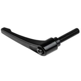 RS PRO Stainless Steel Clamping Lever, M12 Thread, 50 mm Insert Length, Die Cast Zinc Handle, 478-850
