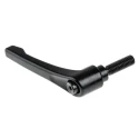 RS PRO Stainless Steel Clamping Lever, M10 Thread, 32 mm Insert Length, Die Cast Zinc Handle, Black, 78 mm Overall 478-882