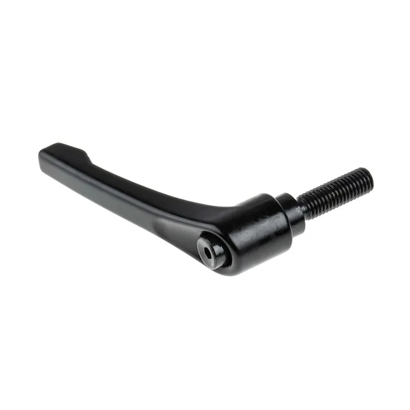 RS PRO Stainless Steel Clamping Lever, M10 Thread, 32 mm Insert Length, Die Cast Zinc Handle, Black, 78 mm Overall 478-882