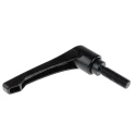 RS PRO Stainless Steel Clamping Lever, M10 Thread, 32 mm Insert Length, Die Cast Zinc Handle, Black, 78 mm Overall 478-882