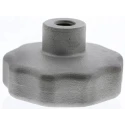 RS PRO Silver 304 Stainless Steel Clamping Knob, Multiple Lobes, M6 Threaded Through Hole 50 mm 478-999