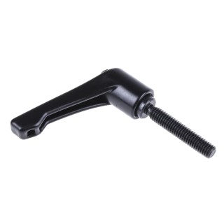 RS PRO Steel Clamping Lever M6 x 32 mm Die Cast Zinc Handle Steel Male Stud 479-011