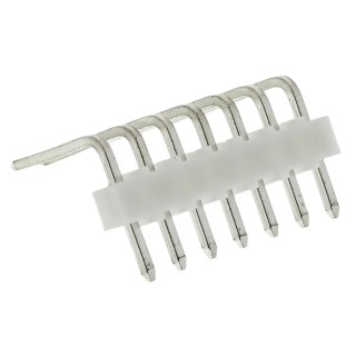 Molex KK 254 Series Right Angle Through Hole Pin Header, 7 Contacts, 2.54 mm Pitch, 1 Row, Unshrouded 22-05-2071