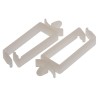 RS PRO Natural Polyamide 66 Cable Clip Push-in, Saddle Clip, 5.5mm Length, 15.9mm Width, 31.1mm Depth 479-576