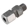 Parker M Series Steel Male Stud, 8 mm Tube Size, 1/4 in G Thread, High Corrosion Resistance GE08SREDCF