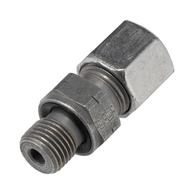 Parker M Series Steel Male Stud, 8 mm Tube Size, 1/4 in G Thread, High Corrosion Resistance GE08SREDCF