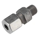 Parker M Series Steel Male Stud, 8 mm Tube Size, 1/4 in G Thread, High Corrosion Resistance GE08SREDCF