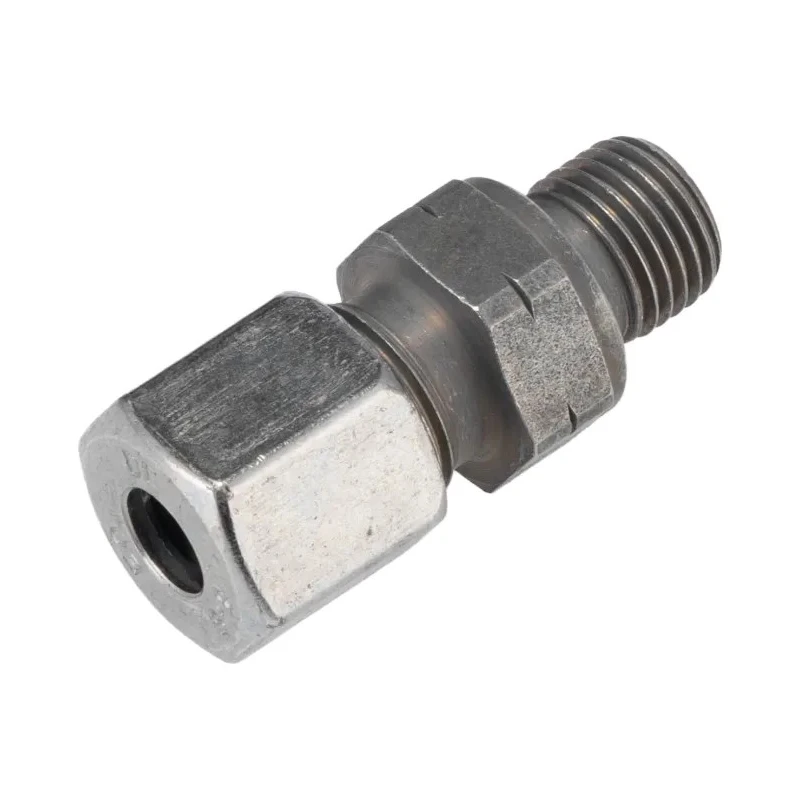 Parker M Series Steel Male Stud, 8 mm Tube Size, 1/4 in G Thread, High Corrosion Resistance GE08SREDCF
