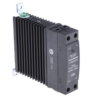 Crydom Solid State Relay CKM0630, 30A Load 60V DC Output, DIN Rail Mount, 32V DC Control, IP20