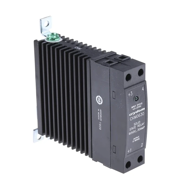 Crydom Solid State Relay CKM0630, 30A Load 60V DC Output, DIN Rail Mount, 32V DC Control, IP20