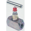 Hi-Force In Line Mount Hydraulic Flow Control Valve NPT 700 bar Steel Male/Female Port HM Series 808163