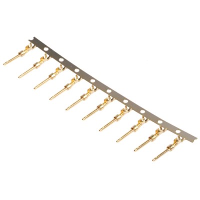 RS PRO Male Crimp D-Sub Connector Contact, Gold over Nickel, Plug, 20–24 AWG, 5A, Copper Alloy, 481-140
