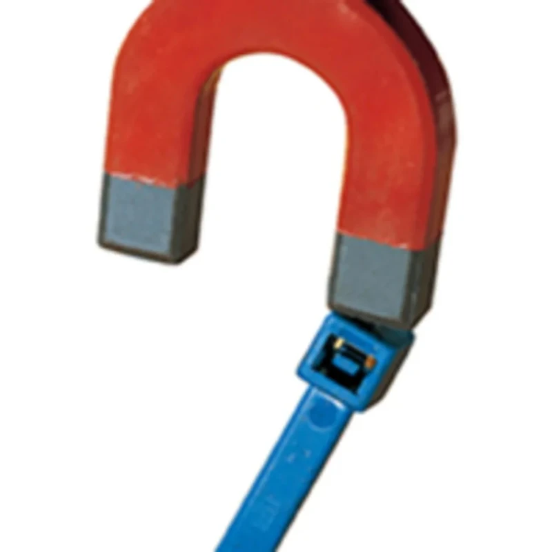 HellermannTyton Non-Releasable Cable Tie 150mm x 3.5mm Blue Polyamide 66 Self-Extinguishing 135N 111-00829 MCT30R-PA66MP-BU