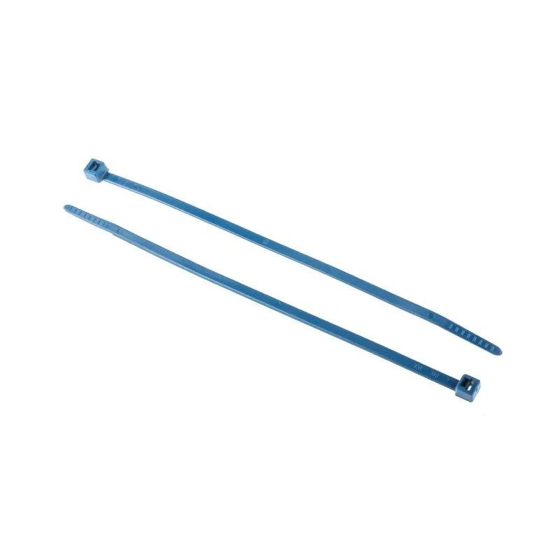 HellermannTyton Non-Releasable Cable Tie 150mm x 3.5mm Blue Polyamide 66 Self-Extinguishing 135N 111-00829 MCT30R-PA66MP-BU
