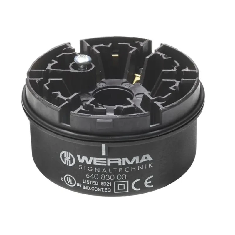Werma 640 Series Terminal Unit 24V AC/DC IP65 Terminal Base, 