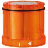 Werma Yellow Flashing Effect Beacon Unit, LED, Surface Mount, IP65, 230V AC, 105dB, 70mm Base, 644.310.68