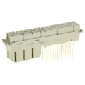 Harting DIN 41612 64-Way Panel Mount Connector, 10.16mm Pitch, Type C/2, Class C2, 3 Row Female, Straight 09062316821