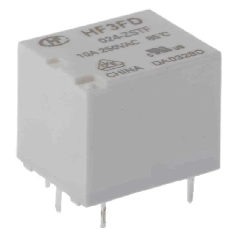 RS PRO PCB Power Relay, 24V DC Coil, 10A Switching, SPDT, Silver Alloy Contacts, Model 0476618P
