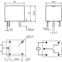 RS PRO PCB Power Relay, 24V DC Coil, 10A Switching, SPDT, Silver Alloy Contacts, Model 0476618P
