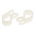 RS PRO Natural Polyamide 66 Cable Clip P Clamp Screw Fixing 12.7 mm Max Bundle Diameter 31x12x1.5 mm 479-548