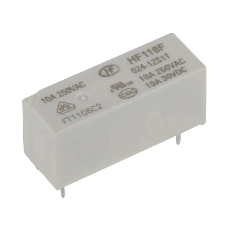 RS PRO PCB Power Relay SPDT, 24V DC Coil, 10A Switching, 290mW, PCB Mount, Silver Alloy Contacts 0476775P
