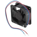 ebm-papst 600 N Series Axial Fan 24V DC 2.5W 43 m³/h 60 mm x 60 mm x 25.4 mm Sleeve Bearing Backward Curve 614NGH