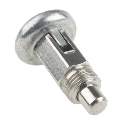 RS PRO Index Bolt M10 x 1 mm, Stainless Steel, Zinc Plated, Hex Head, 30.4 mm Length 478-646