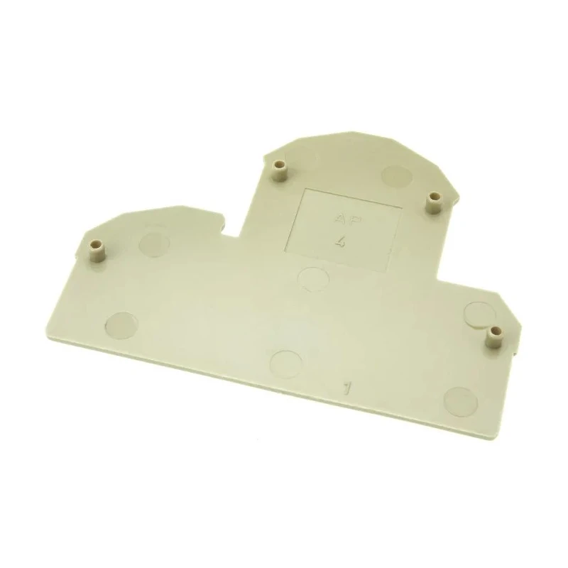RS PRO AP, RKD Series End Plate for Terminal Block Polyamide 66 Beige 815-717