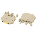 RS PRO TRK Series DIN Rail Terminal Block Brown, 0.5mm² to 5mm², Screw, 600V, 15A 815-723