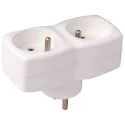 RS PRO European Travel Adapter 2 Way, 16A, Multiple Socket Child Protection 3680W 481-389