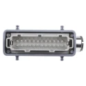 EPIC H-BE Heavy Duty Power Connector 24 Way 16A PG21 Thread Silver-Plated Contacts Kit 10113000+10196000+12954500