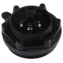 Bulgin Circular Connector, Panel Mount, 6 Contacts, Female Socket, IP68, 5A, 250V, Standard Buccaneer Series PX0738/S
