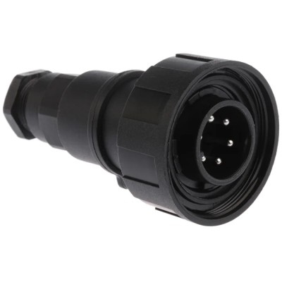 Bulgin Circular Connector, 6 Contacts, 5A, 250V, IP68 Cable Plug, Male, Standard Buccaneer Series PX0739/P/07