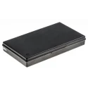 RS PRO Conductive Polypropylene ESD Storage Box 232 x 130 x 33 mm Black 820-810