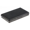 RS PRO Conductive Polypropylene ESD Storage Box 232 x 130 x 33 mm Black 820-810