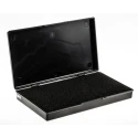 RS PRO Conductive Polypropylene ESD Storage Box 232 x 130 x 33 mm Black 820-810