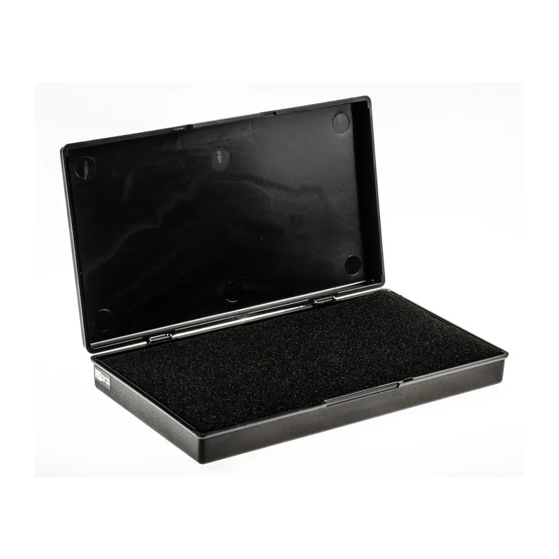 RS PRO Conductive Polypropylene ESD Storage Box 232 x 130 x 33 mm Black 820-810